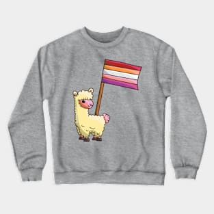 Llamas for Lesbians! Crewneck Sweatshirt